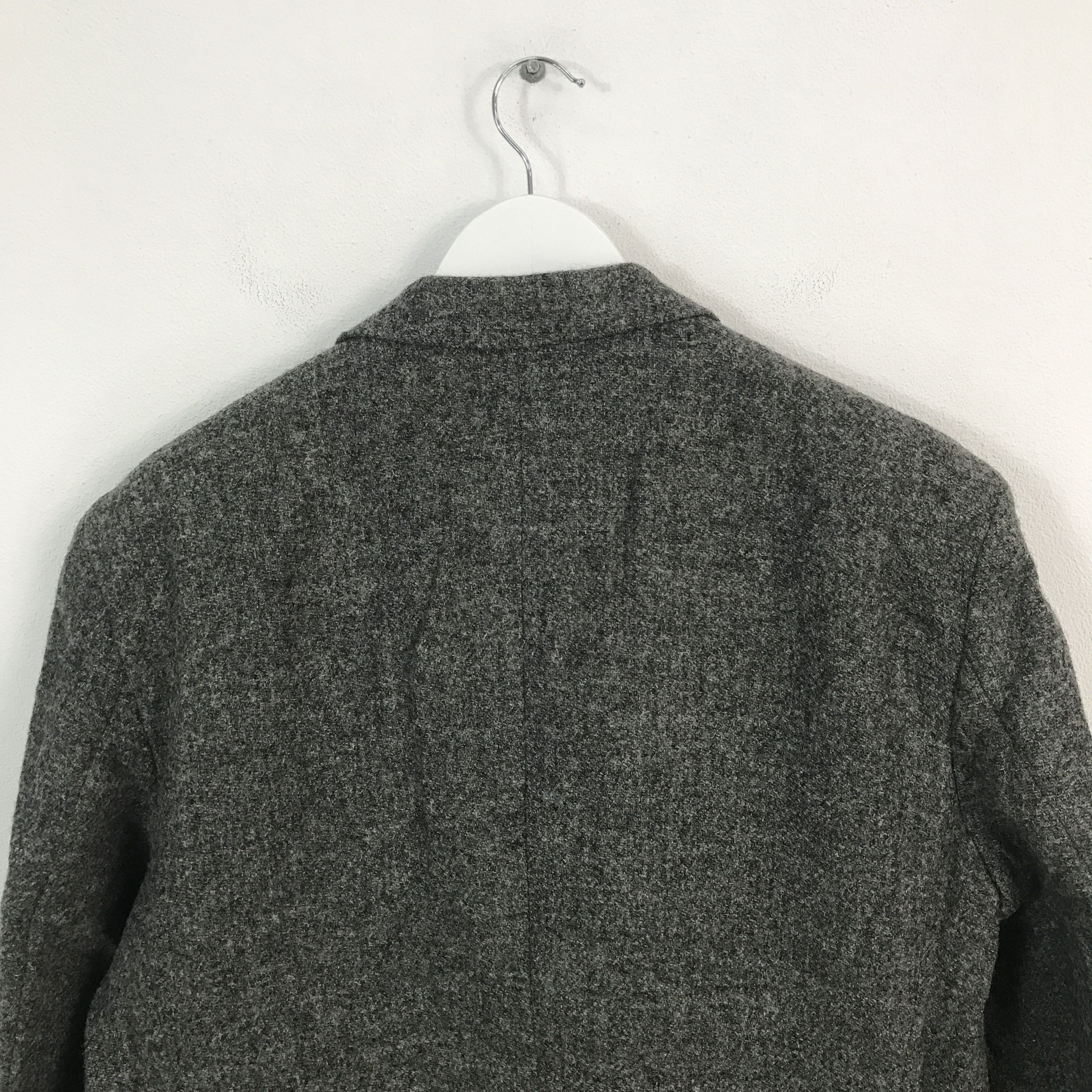 Harris Tweed × Vintage Rare harris tweed classic blazer gray jacket Size US L / EU 52-54 / 3 - 4 Thumbnail