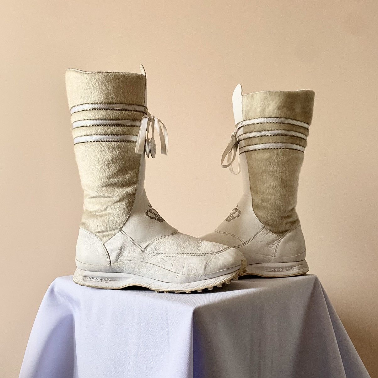 Adidas Adidas Missy Elliott Fur Leather Moto Boxing Shoes Boots Y2K Size US 9 / IT 39 - 1 Thumbnail