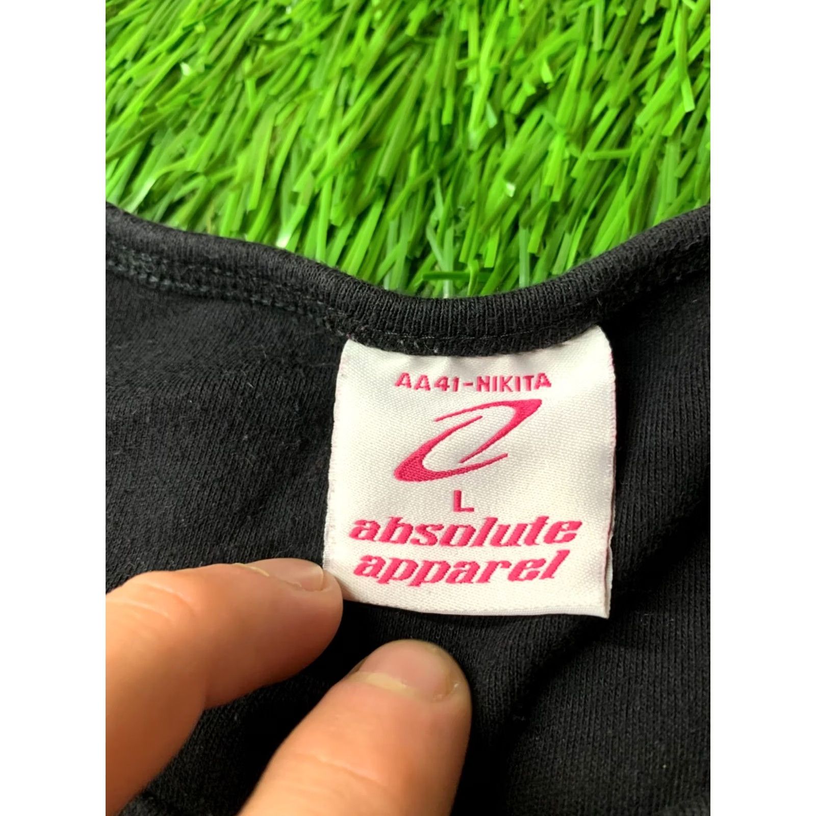 Vintage Absolute Apparel Women T-Shirt Casual Shirt Dark Black XS? Size L / US 10 / IT 46 - 6 Thumbnail