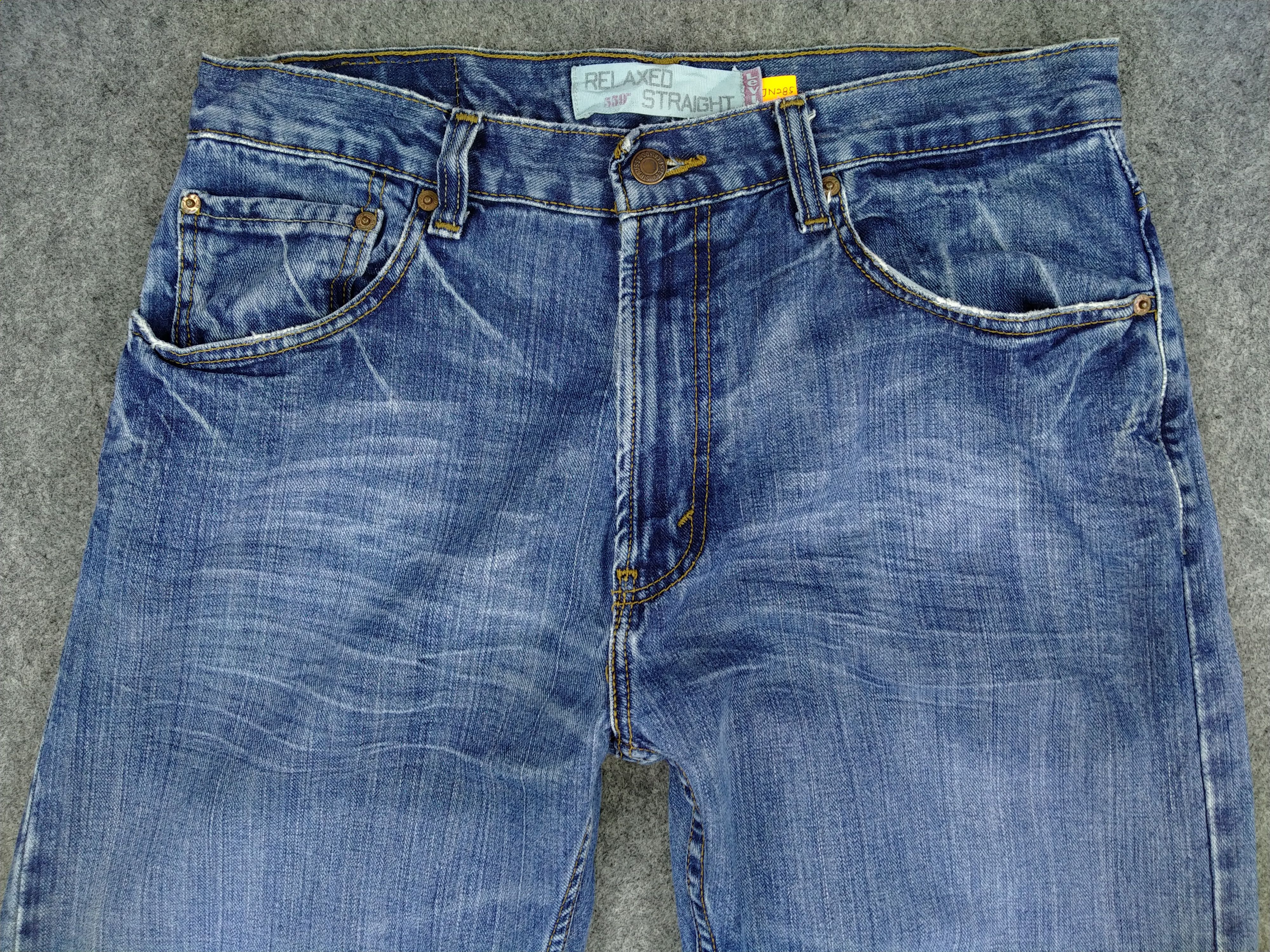 Levi's Blue Relaxed Straight Vintage Levi's 559 Denim JN285 Size US 32 / EU 48 - 3 Thumbnail