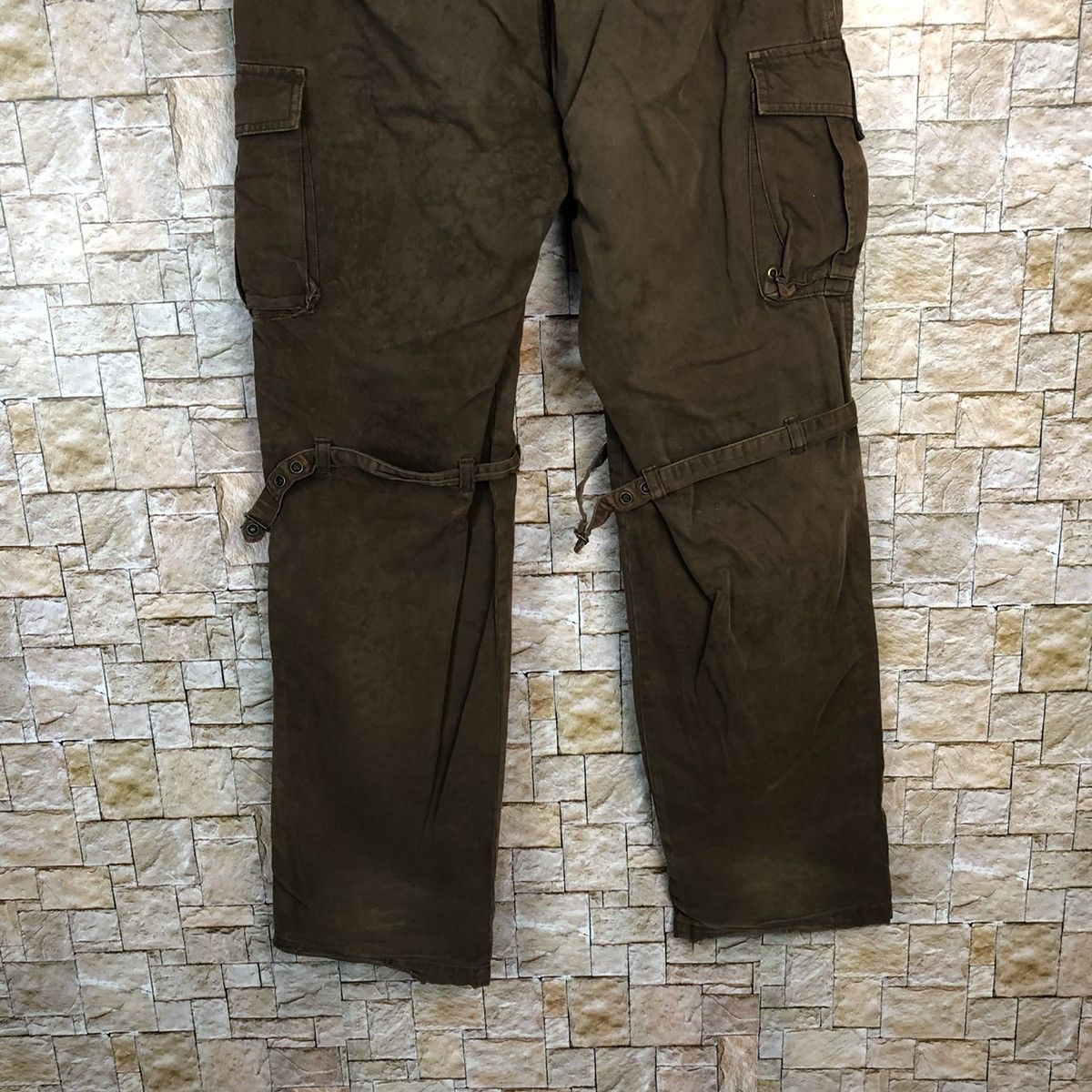Japanese Brand O.N.G Jeans utility tactical Cargo Multipocket Pants #A355 Size US 31 - 17 Thumbnail