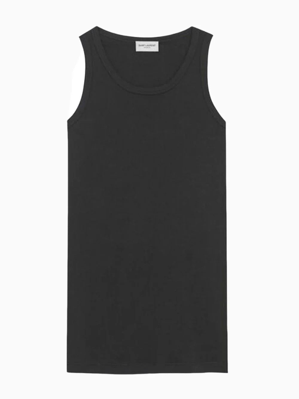 Saint Laurent Paris o1b1hav110525 564451 Tank Top in Jersey in Black Size XL / US 12-14 / IT 48-50 - 1 Thumbnail