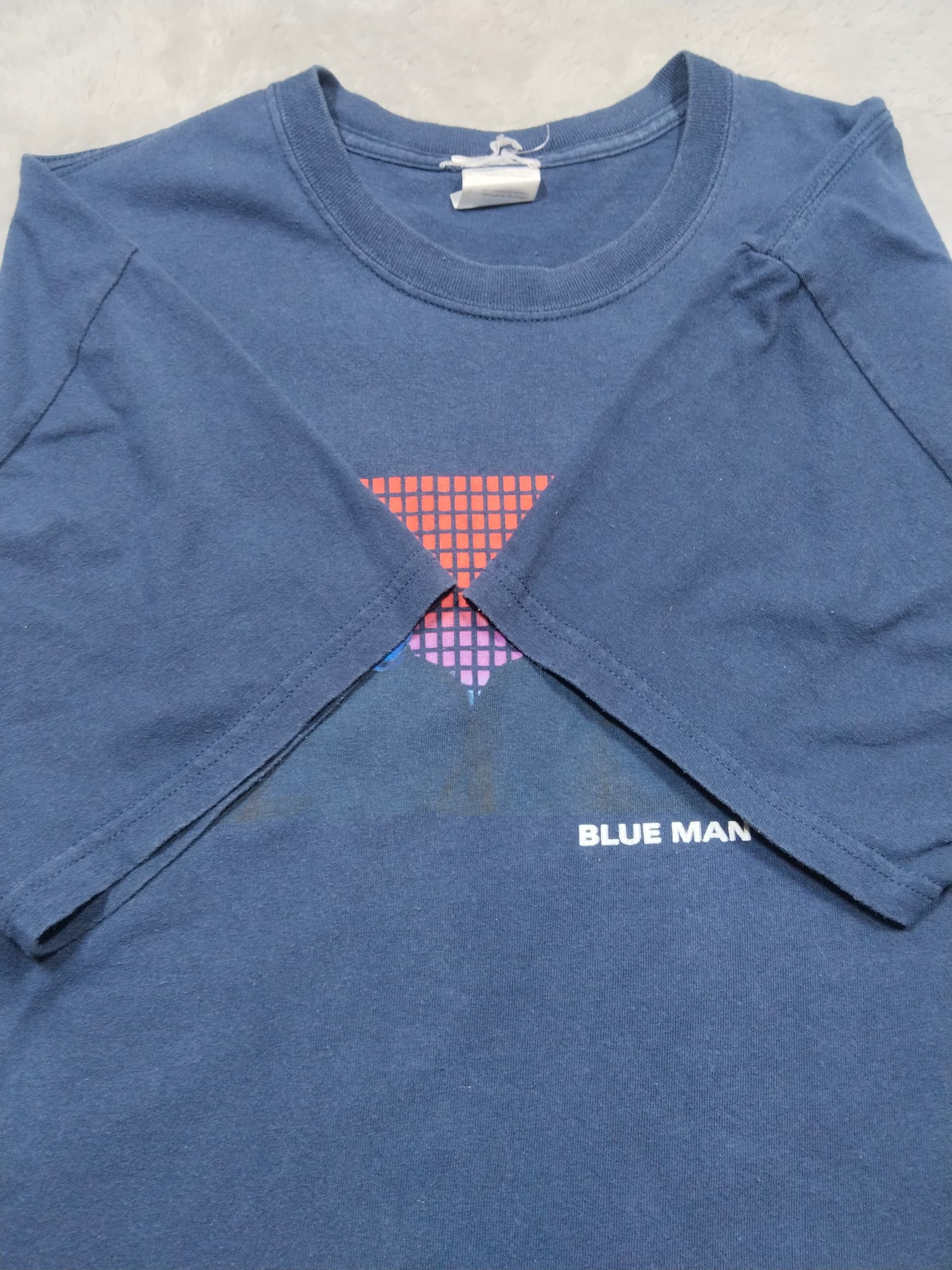 Band Tees × If Six Was Nine × Vintage RARE VINTAGE BLUE MAN GROUP T SHIRT Size US L / EU 52-54 / 3 - 4 Thumbnail