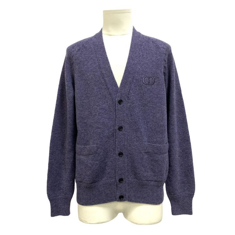 Dior Dior CD Logo Wool Cardigan Size L Size US L / EU 52-54 / 3 - 1 Thumbnail