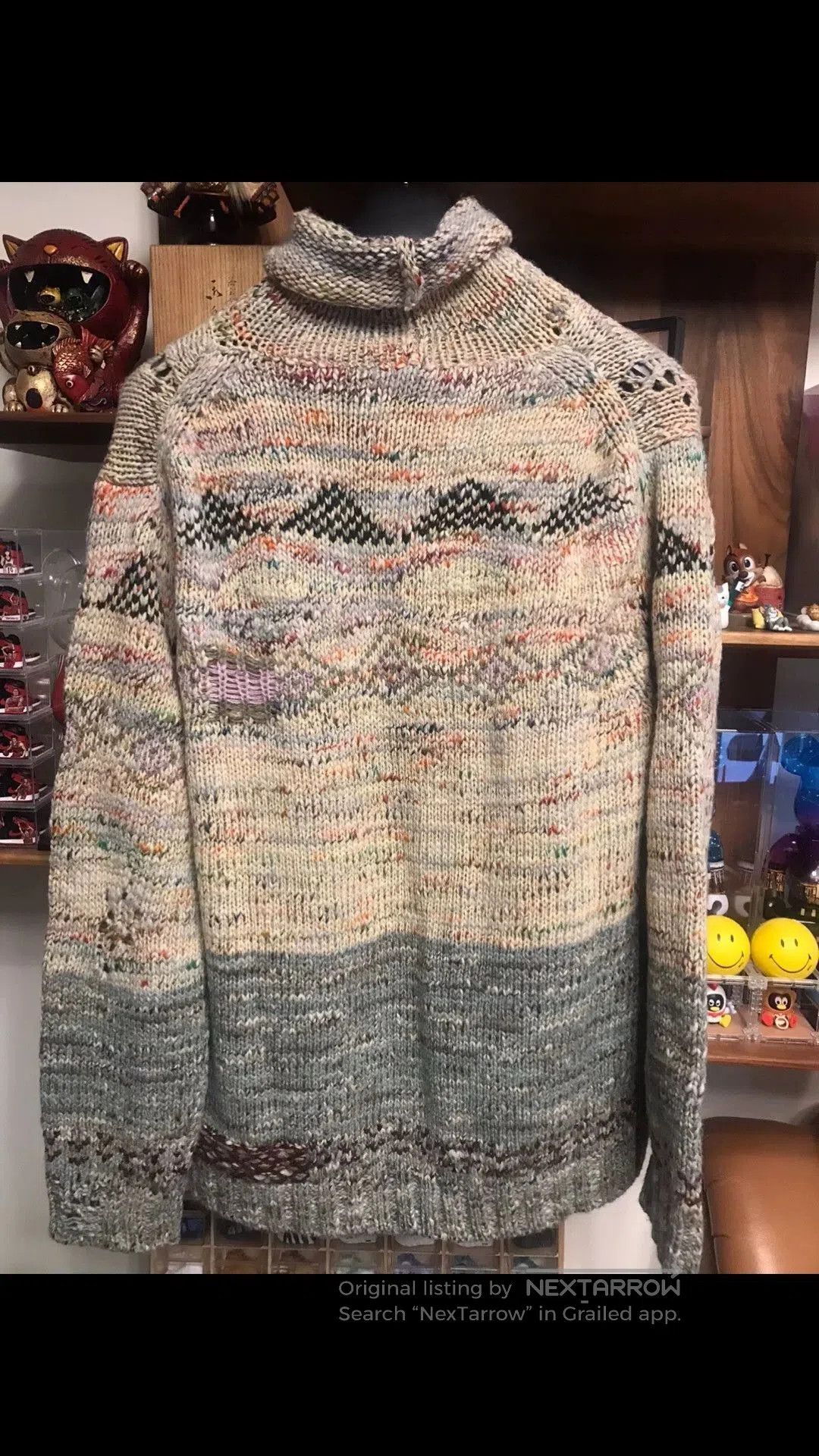 Acne Studios Multi Color Knit Sweater Size L. Size US L / EU 52-54 / 3 - 2 Thumbnail