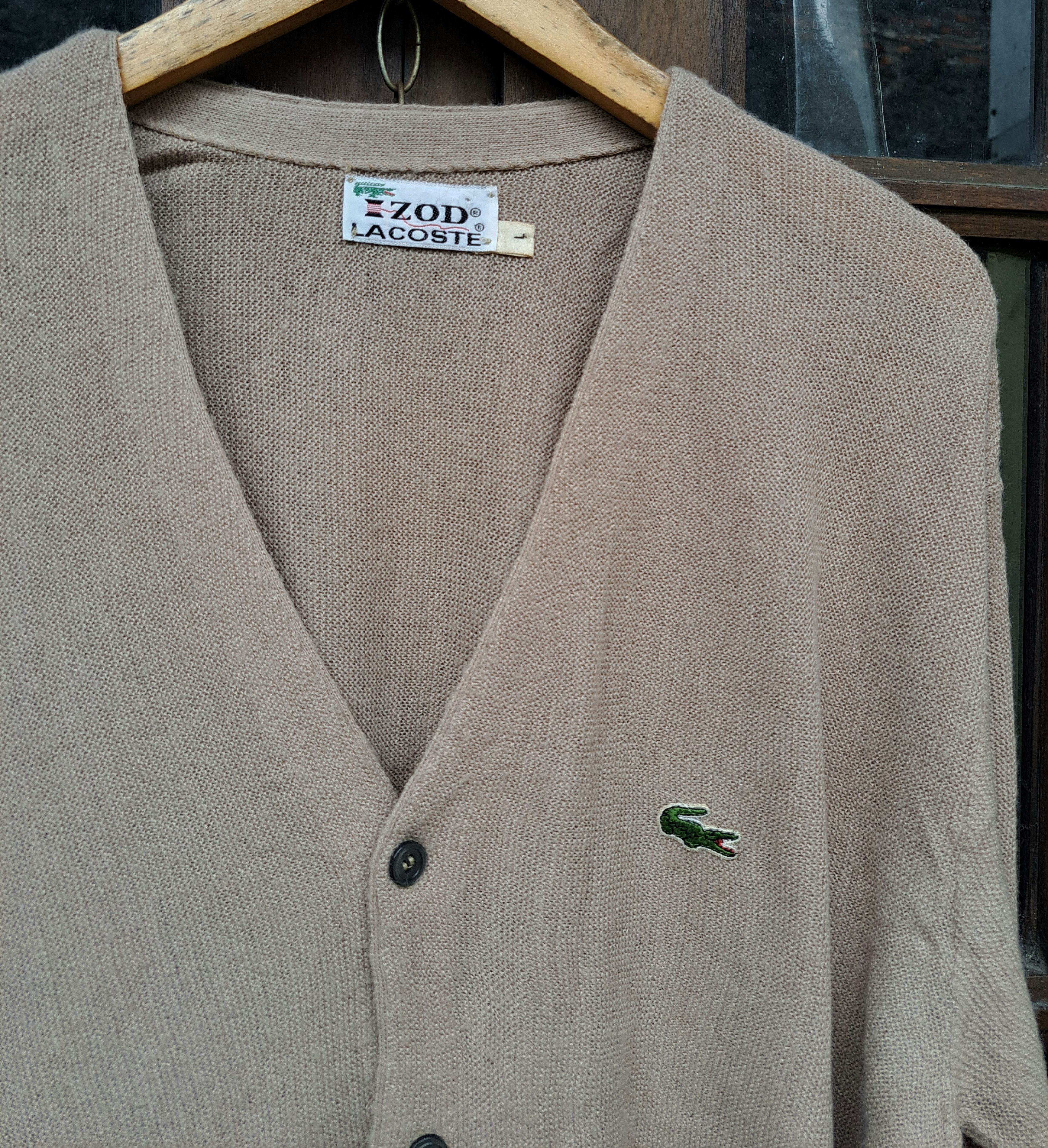 Lacoste Vintage 70s Izod Lacoste Cardigan Size Large Size US L / EU 52-54 / 3 - 2 Thumbnail