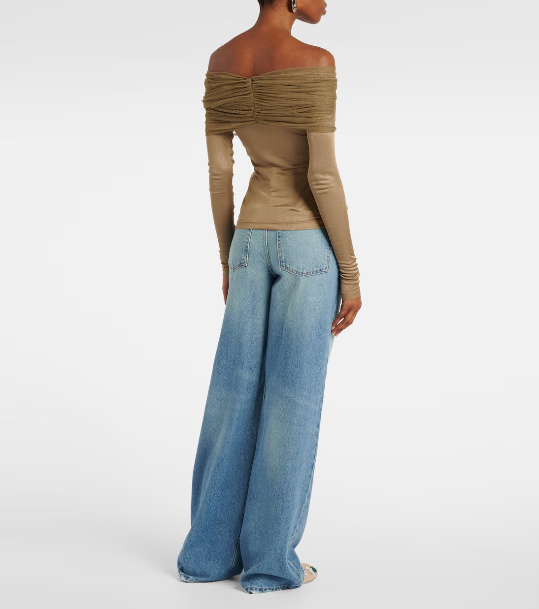 Christopher Esber Sonora Veiled Long Sleeve Top Size S / US 4 / IT 40 - 2 Thumbnail