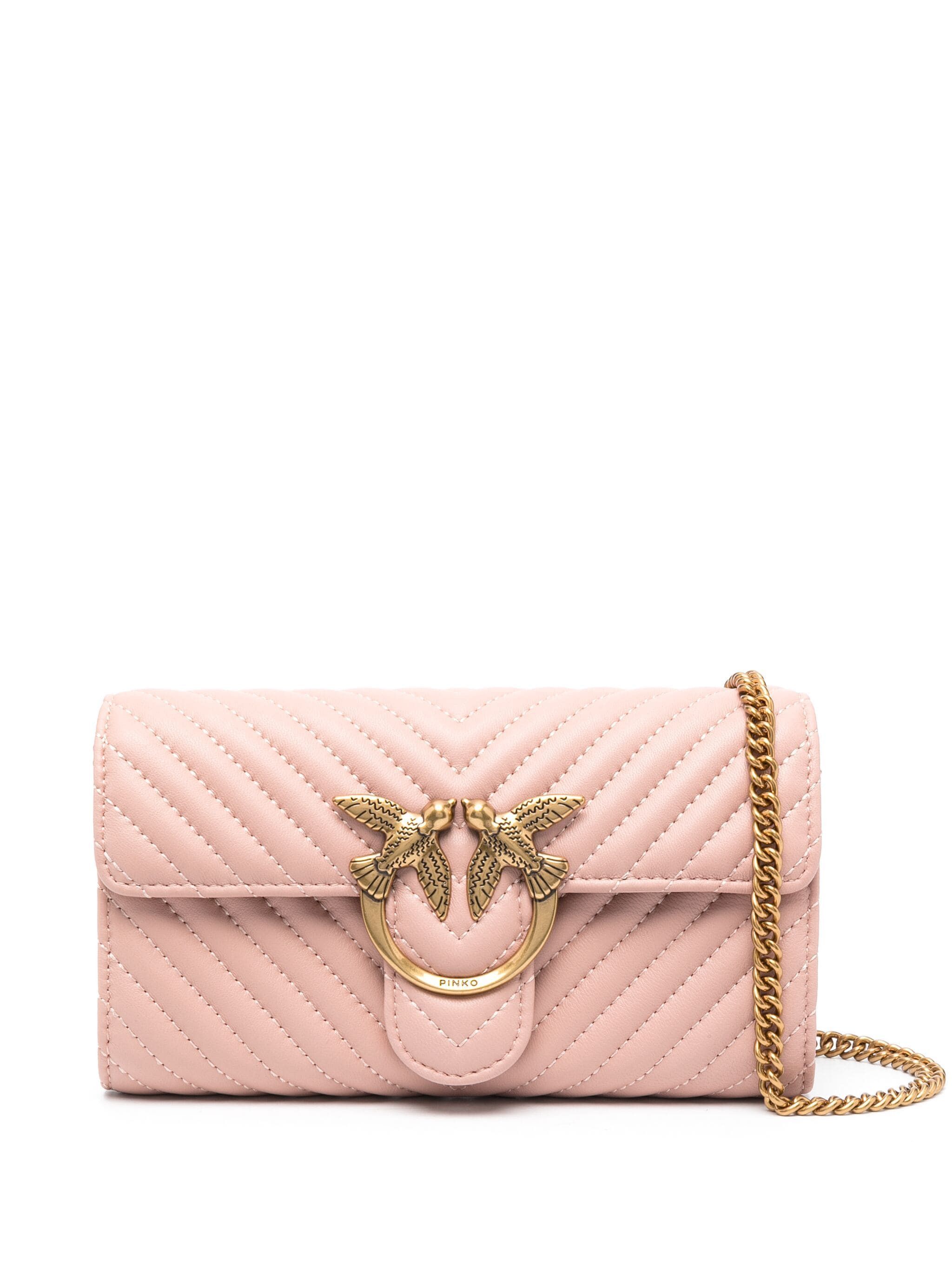 Pinko o1s22i1n0824 Size: OS / Chevron Crossbody Bag in Pink Size ONE SIZE - 1 Thumbnail