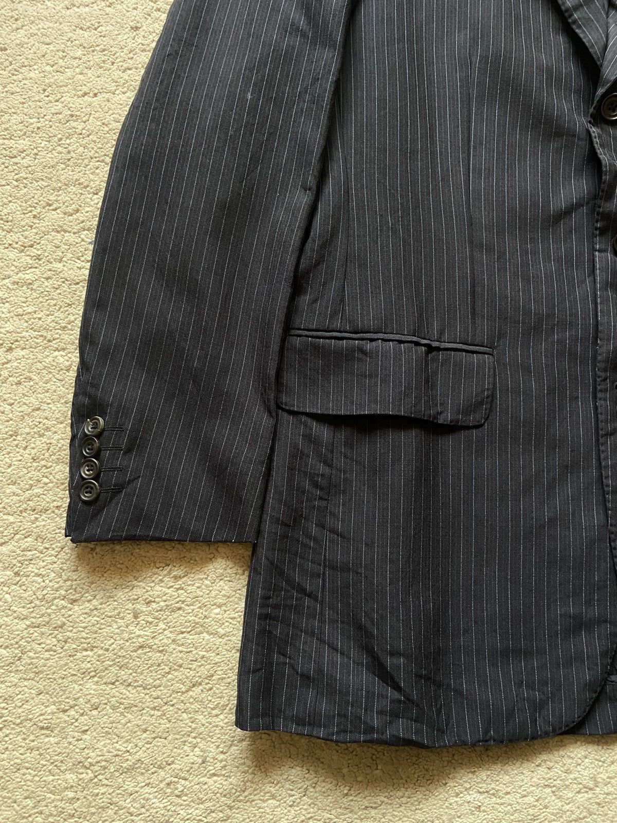 Burberry Vintage Burberry London Stripe 3 Button Blazer Jacket Size 40R - 8 Thumbnail
