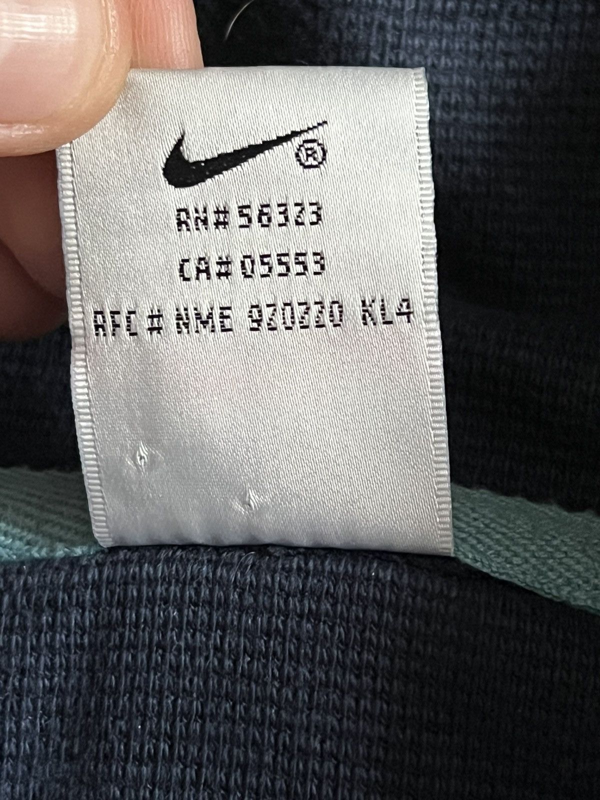 Nike × Vintage Nike vintage swoosh big logo sweatshirt zip mens XL Size US XL / EU 56 / 4 - 9 Thumbnail