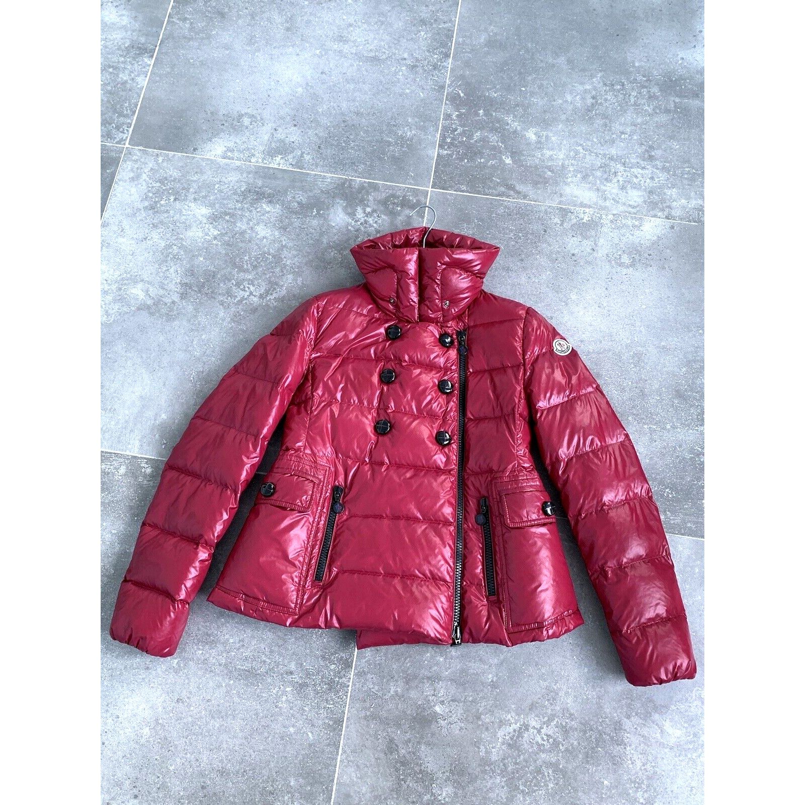 Moncler Women's MONCLER DAIM Down Puffer Pea Coat Jacket SZ 2 S - M Size S / US 4 / IT 40 - 4 Thumbnail