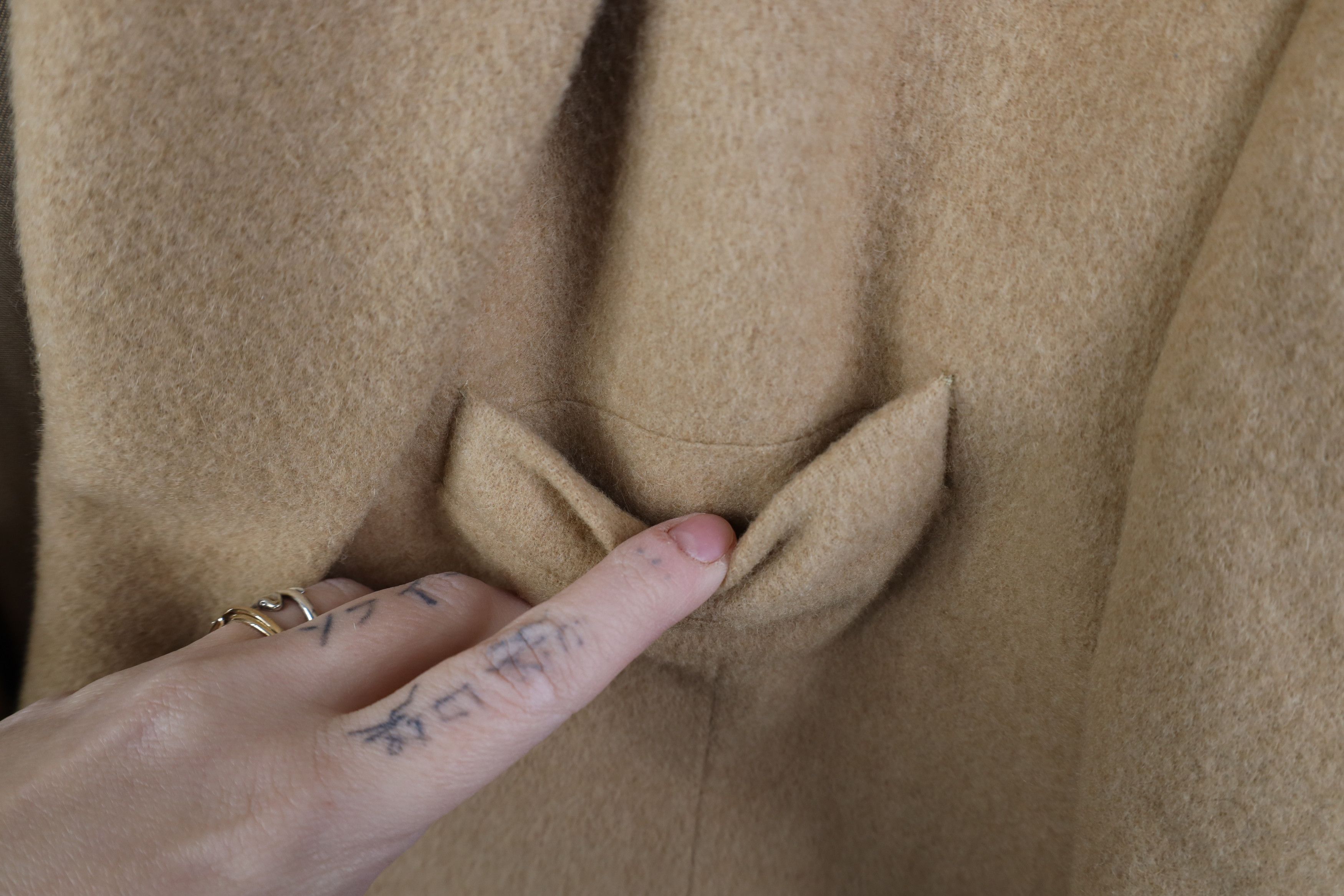 Jos. A. Bank Jos A Bank Camel Hair Suit Coat Blazer Jacket Beige Brown Size US XXL / EU 58 / 5 - 5 Thumbnail