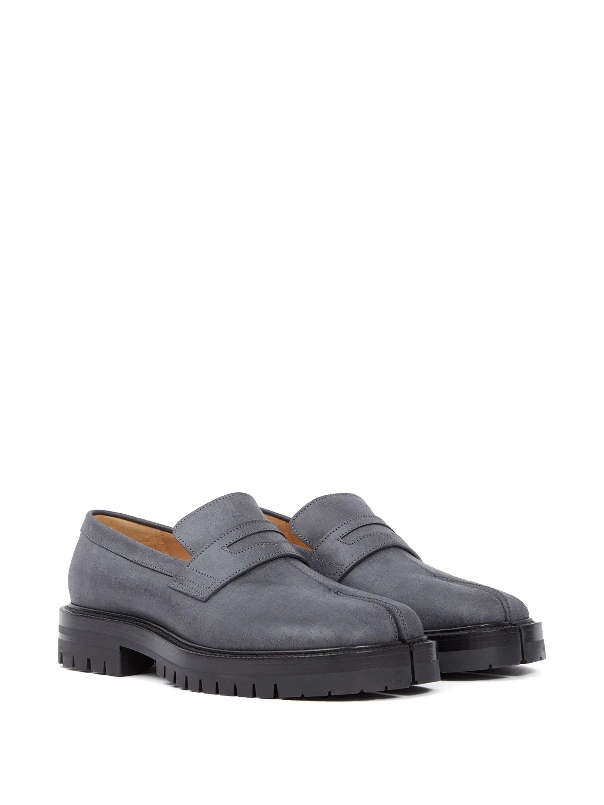 Maison Margiela o1bcso1str0226 Tabi County Loafers in Grey Size US 11 / EU 44 - 2 Thumbnail