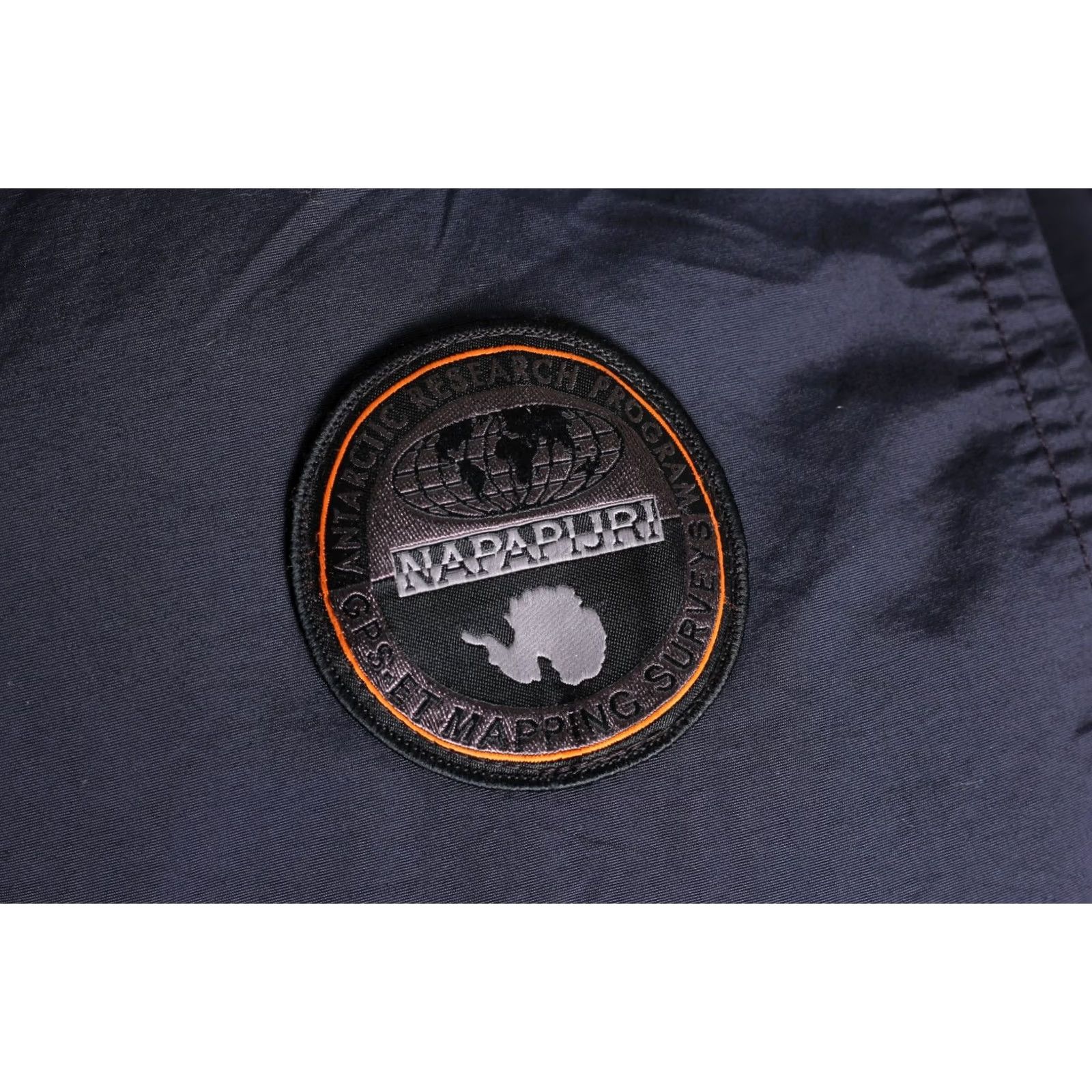 Napapijri NAPAPIJRI Rainforest Hooded Anorak Jacket Men Size M Blue Designer Ski Winter Size US M / EU 48-50 / 2 - 6 Thumbnail