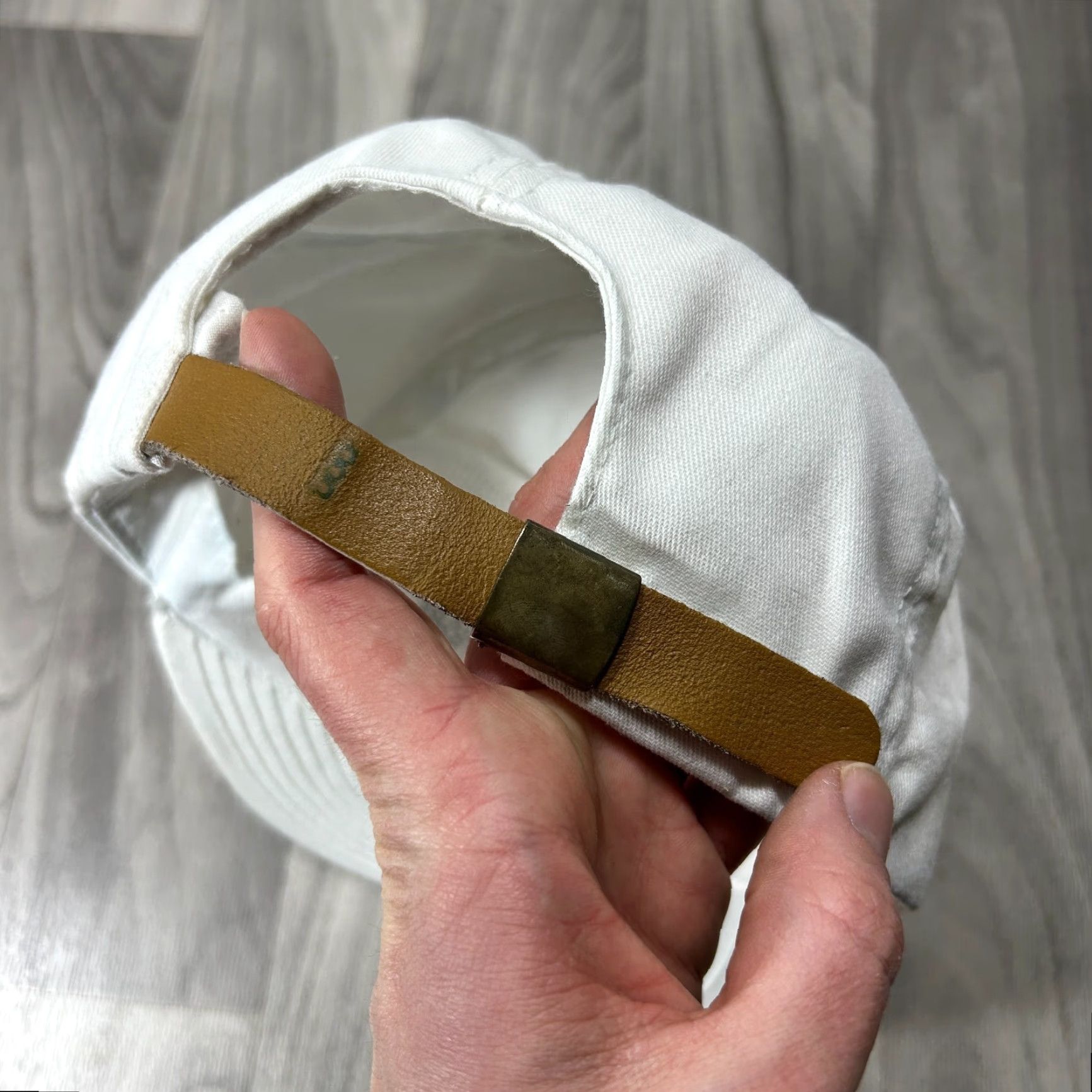Vintage GE Capital Baseball Cap Mens One Size White Flat Brim Adjustable Strapback Hat Size ONE SIZE - 7 Thumbnail