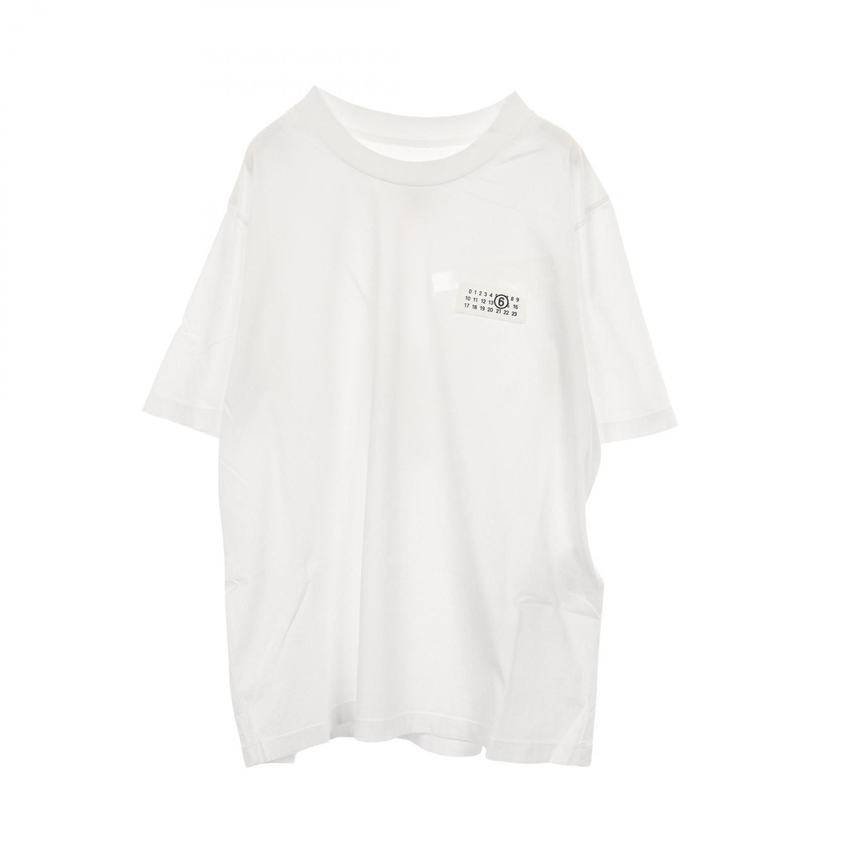Maison Margiela MM6 Maison Margiela MM6 Tape Label Cotton T Shirt Textile T-Shirts S62GD0210M20115100S DUTY FREE for USA Size ONE SIZE - 1 Thumbnail