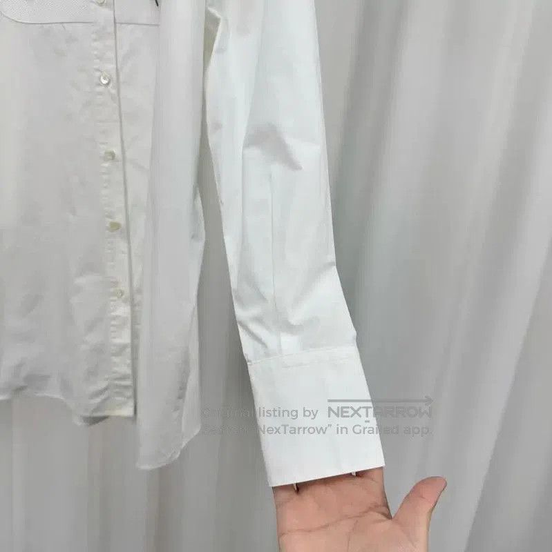 Valentino Valentino White Embroidered Long Sleeve Shirt . Size XL / US 12-14 / IT 48-50 - 4 Thumbnail