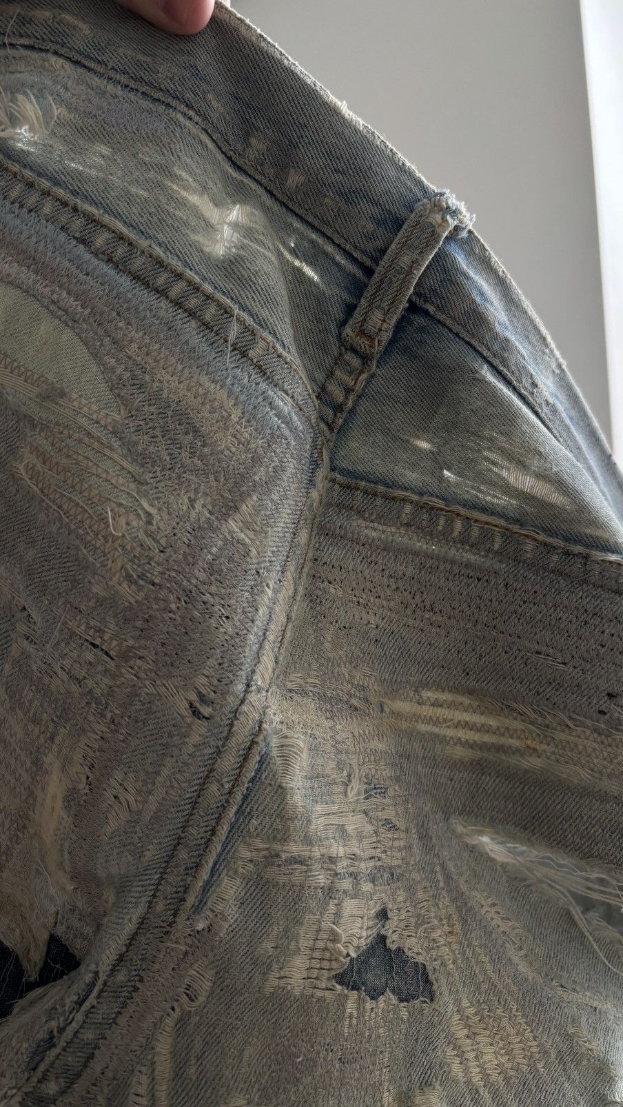 Maison Margiela ⓪ ⑩ GRAIL Maison Martin Margiela artisanal jeans repaired Size US 32 / EU 48 - 23 Thumbnail