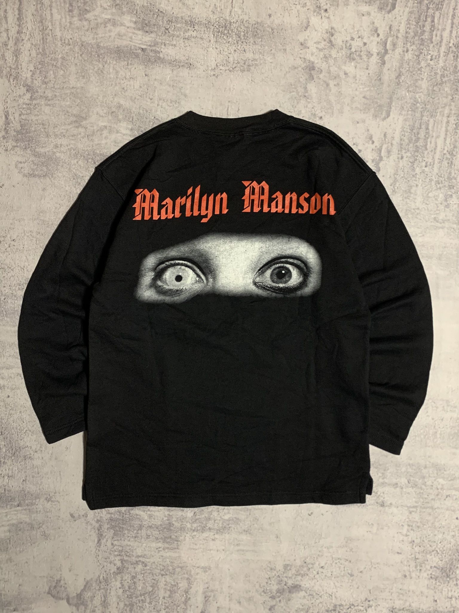 Fruit Of The Loom RARE 90's Marilyn Manson AOP Sweatshirt Size US M / EU 48-50 / 2 - 1 Thumbnail