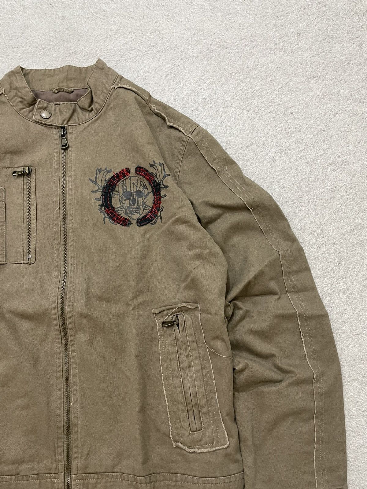 Japanese Brand 2000s Japan Archived Utility Jacket Patch Skull Kapital Y2K Size US L / EU 52-54 / 3 - 2 Thumbnail