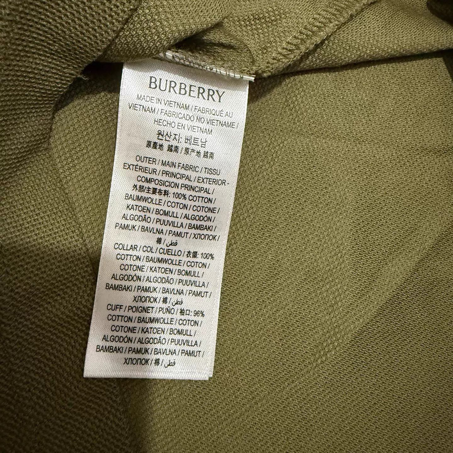 Burberry Burberry Green Embroidered Logo LS Shirt XXL 99 New Size US XXL / EU 58 / 5 - 4 Thumbnail