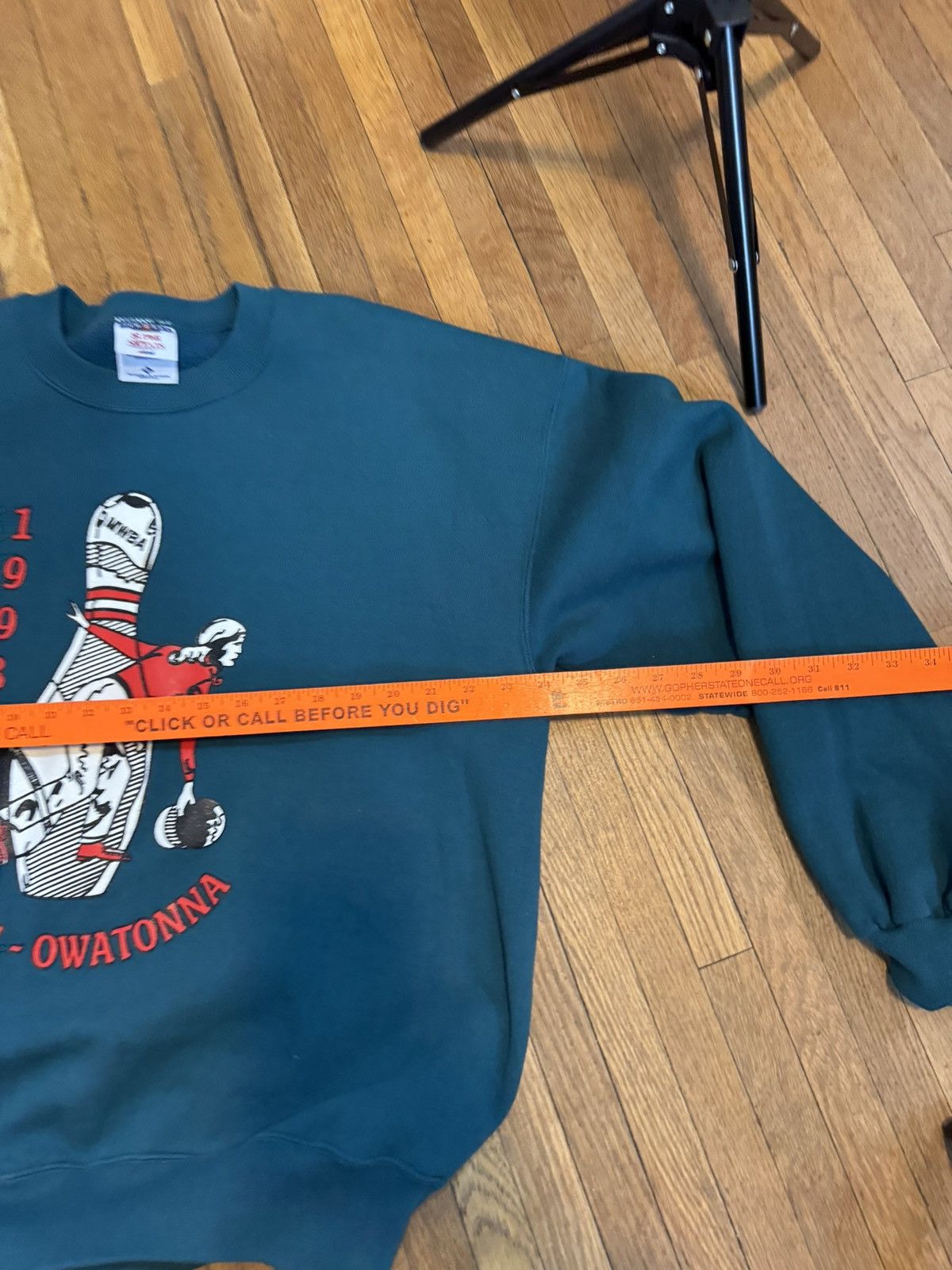 Vintage Vintage 1998 Bowling Sweatshirt Size US XL / EU 56 / 4 - 5 Thumbnail