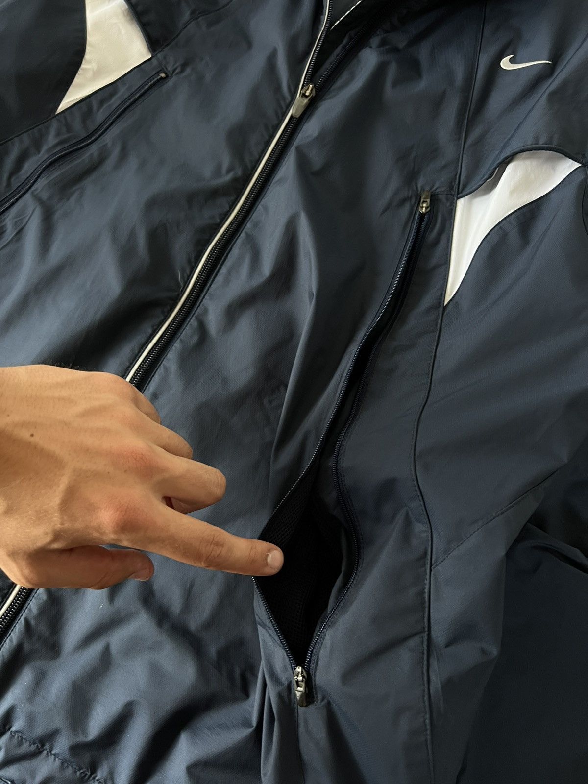 Nike Nike Vintage Climafit Y2k Avant Garde Double Zip Windbreaker Size US XL / EU 56 / 4 - 6 Thumbnail