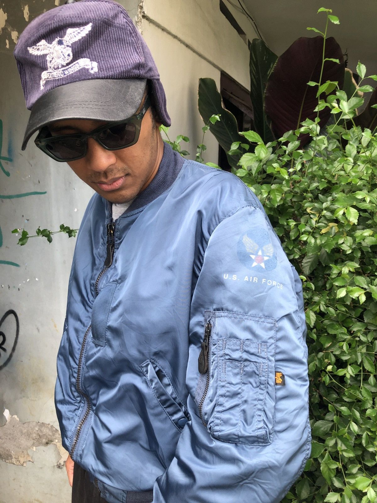 Alpha Industries Vtg Usaf ma1 flying jacket man alpha industries Size US M / EU 48-50 / 2 - 2 Thumbnail