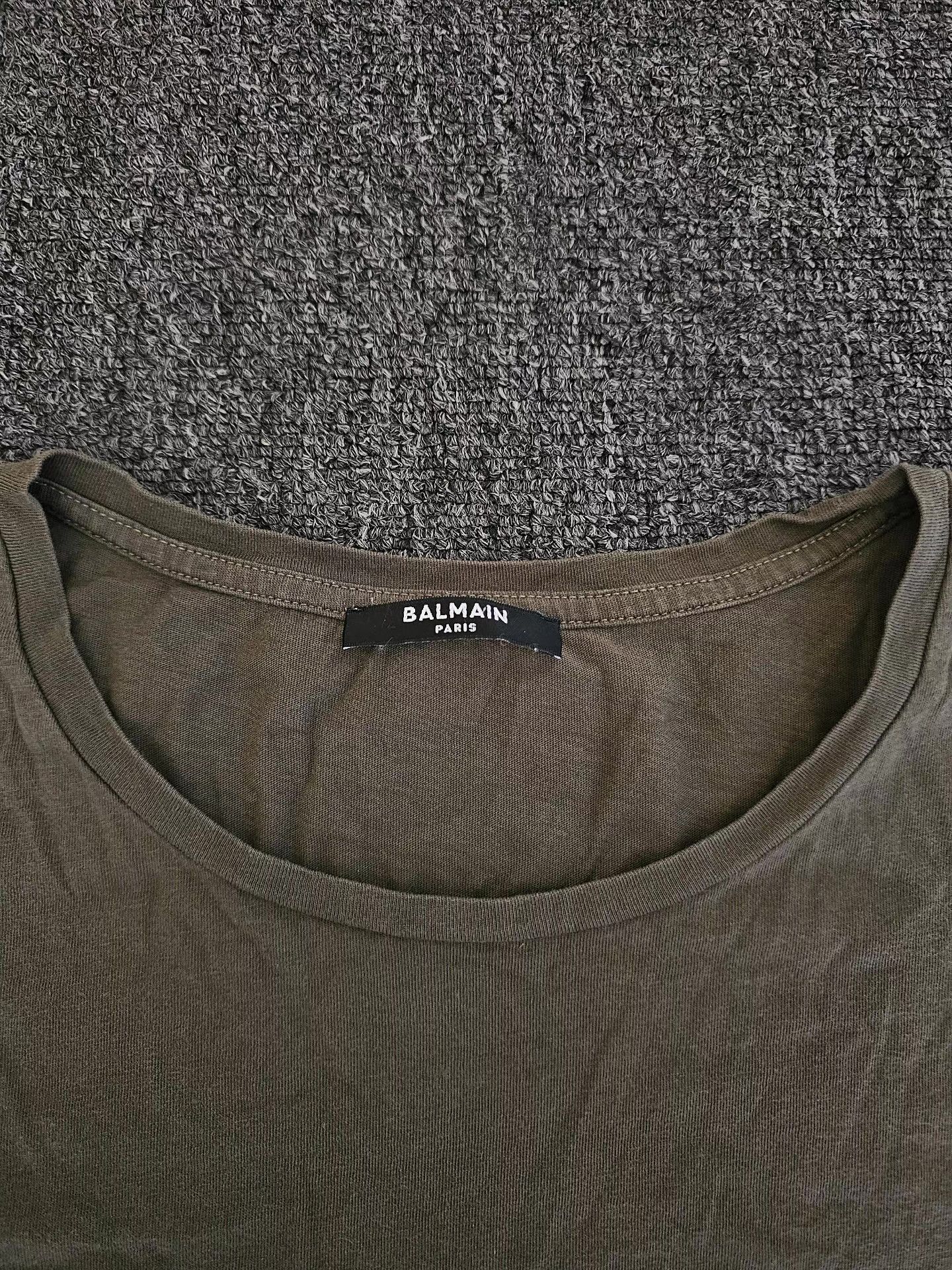 Balenciaga Balmain Embossed Short Sleeve T-shirt Size US M / EU 48-50 / 2 - 3 Thumbnail