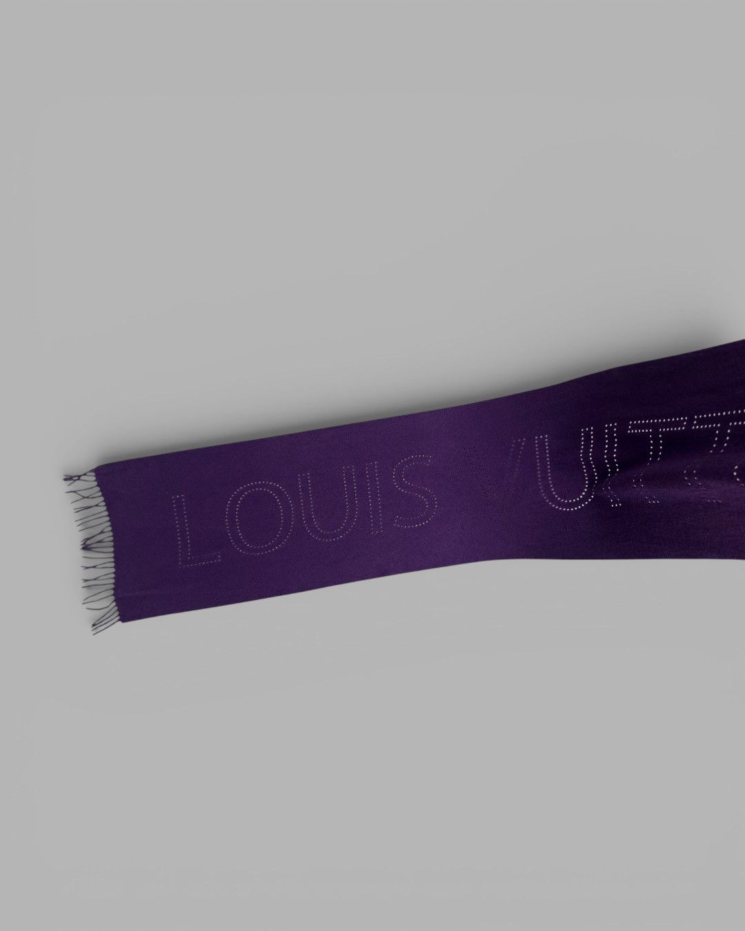 Louis Vuitton Authentic Louis Vuitton Pure Cashmere Scarf Shawl Size ONE SIZE - 12 Thumbnail