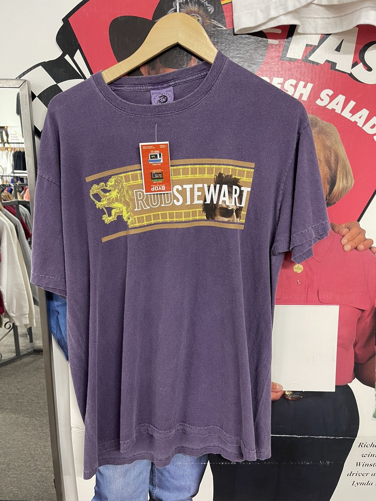 Vintage Purple rod stewart Size US L / EU 52-54 / 3 - 1 Preview