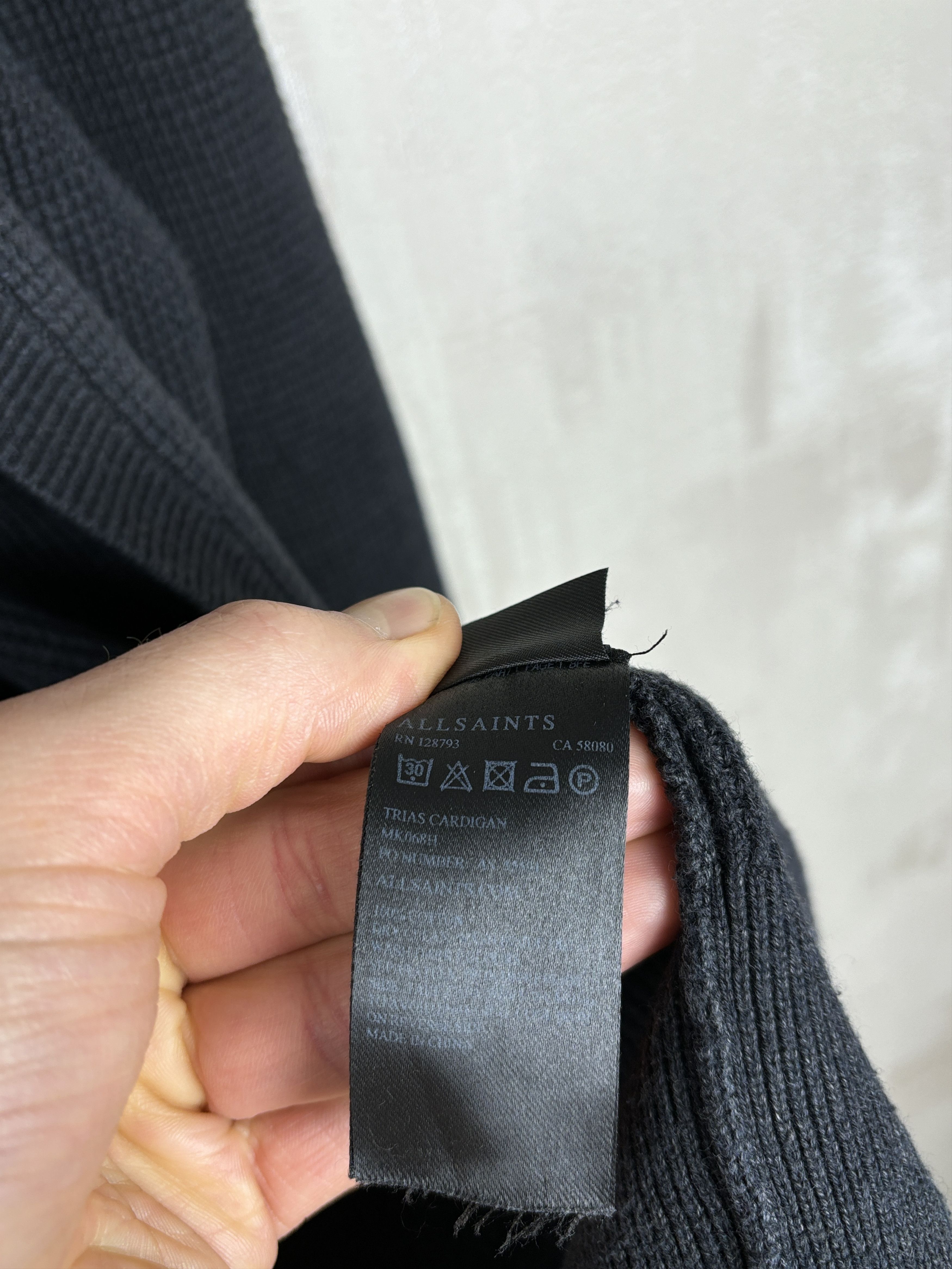 Allsaints AllSaints Trias Cardigan Open Front Sweater Jumper Waffle Size US S / EU 44-46 / 1 - 9 Thumbnail
