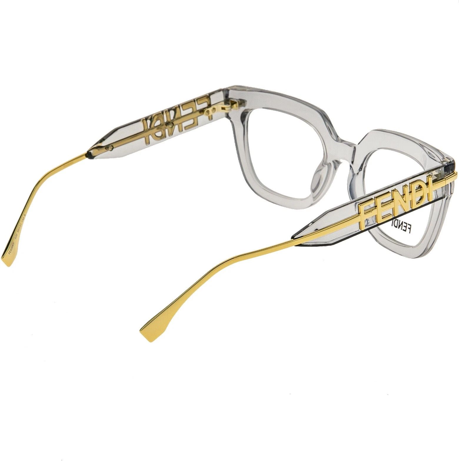 Fendi FENDI FENDIGRAPHY HOBO 50065 001 Eyeglass Frame FE50065I Size ONE SIZE - 4 Thumbnail