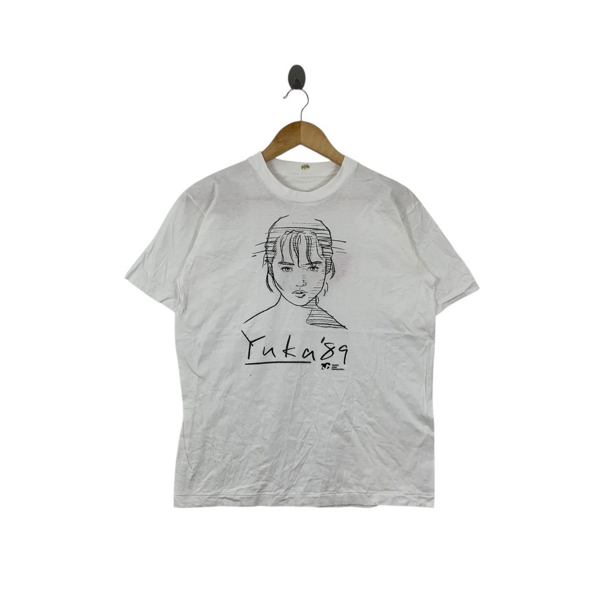 Vintage 1989 YUKA ONISHI BRIDGE Album Sukeban Deka Tee