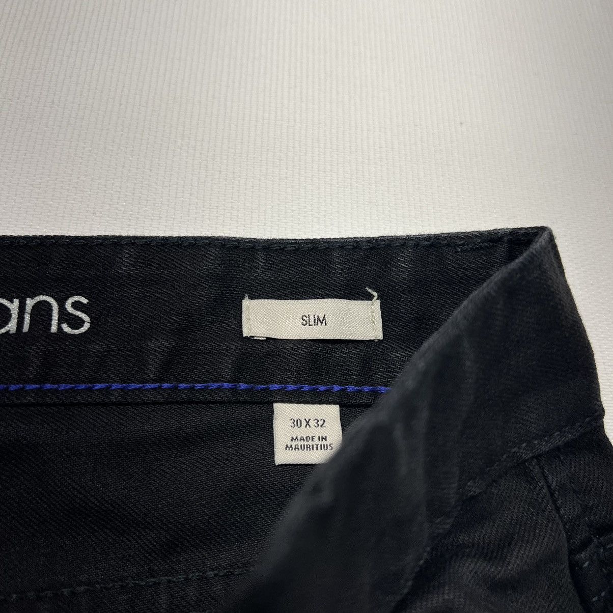 Calvin Klein Calvin Klein Jeans Black Slim Fit Regular Denim Pants Dark Size US 30 / EU 46 - 8 Thumbnail