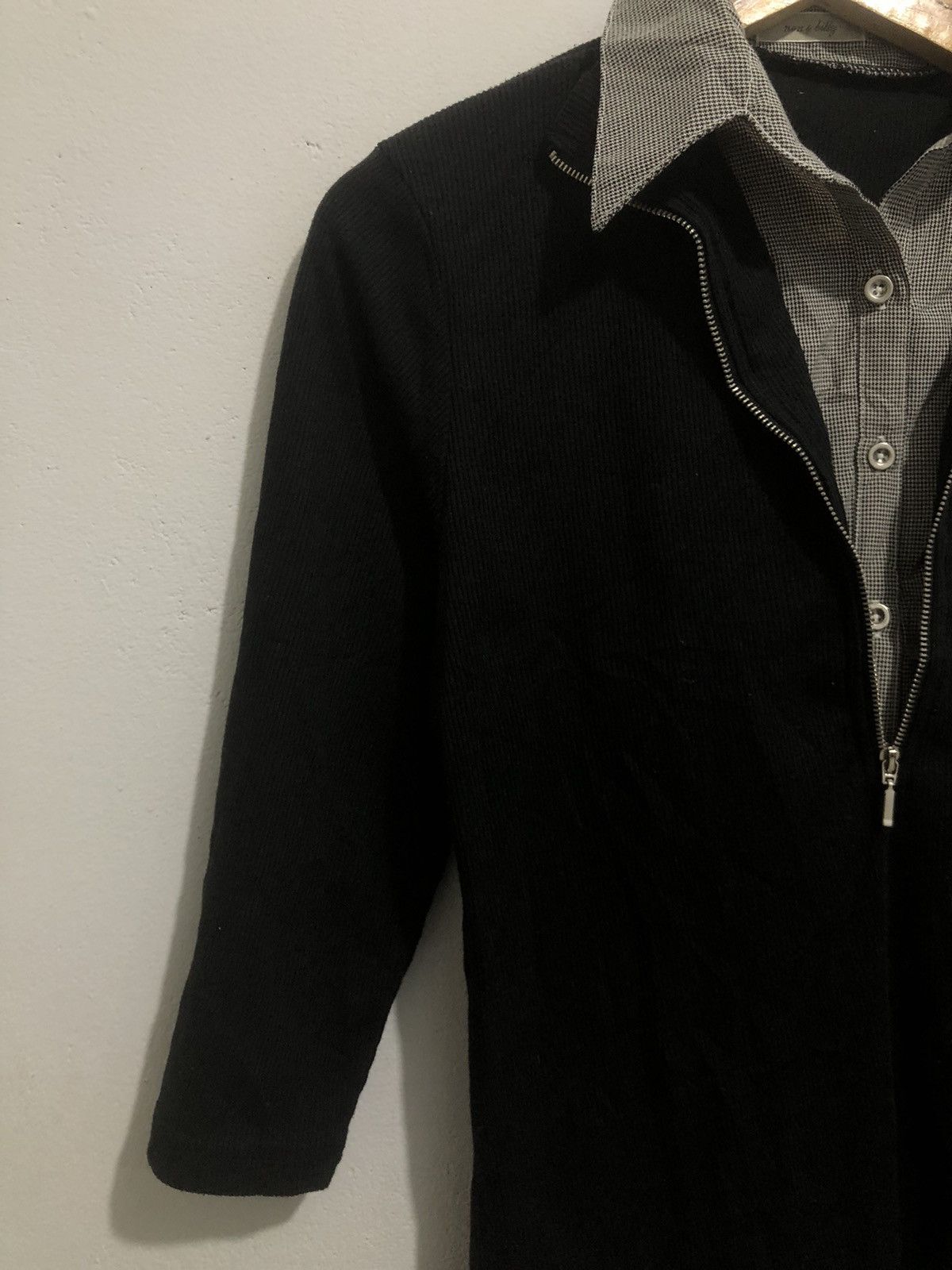 If Six Was Nine Japan Gothic zipper Double Layer LongSleeve Rock Punk Style Size L / US 10 / IT 46 - 4 Thumbnail