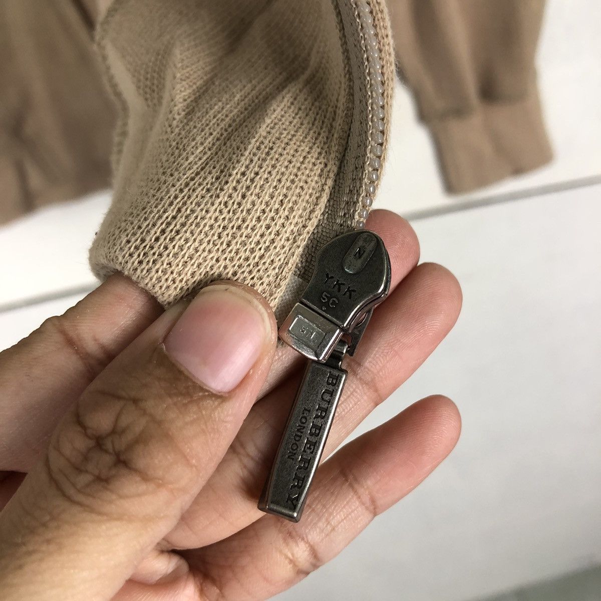 Burberry 🔥Vintage Sweater Jacket Zipper Burberry London Nova Check Size US M / EU 48-50 / 2 - 17 Thumbnail