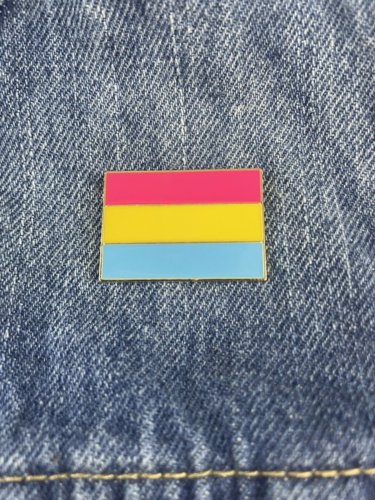 Other Pansexual Flag Enamel Pin Size ONE SIZE - 1 Thumbnail
