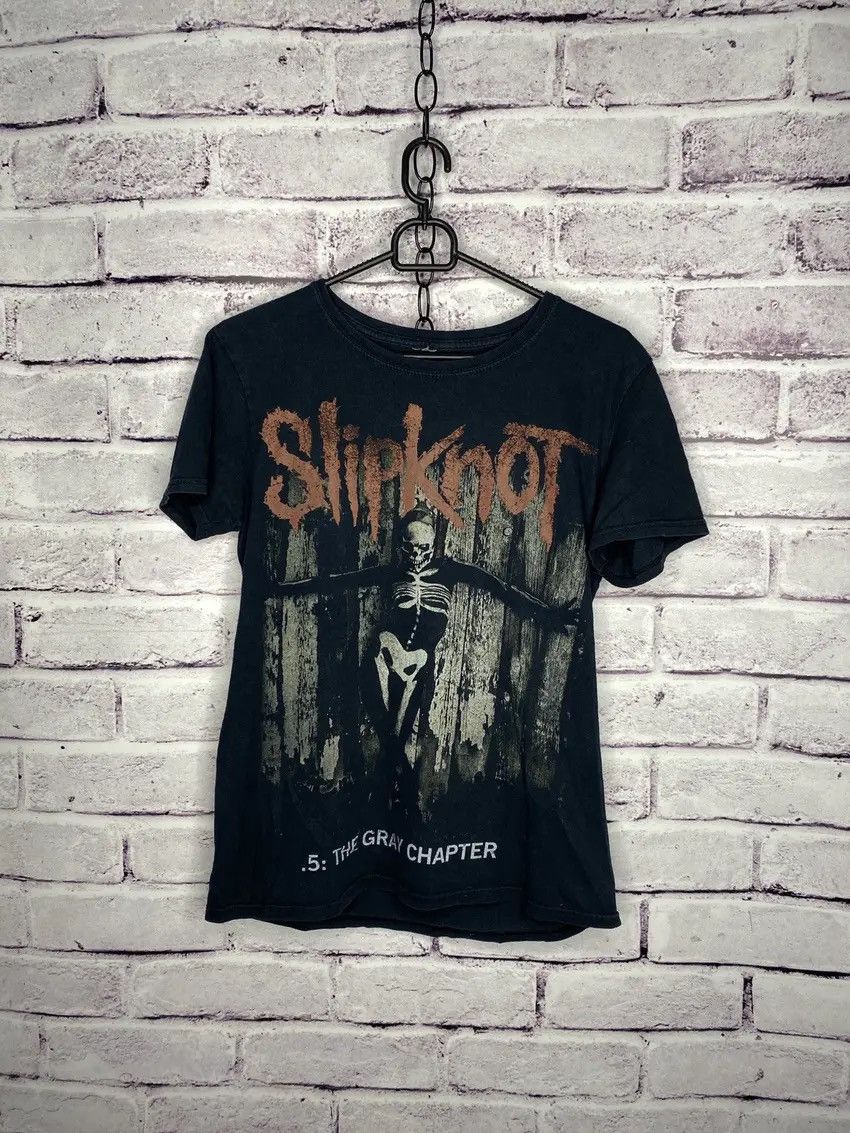 Band Tees Vintage 2014 Slipknot The Gray Chapter Double Logo Hoodie Size US S / EU 44-46 / 1 - 1 Thumbnail