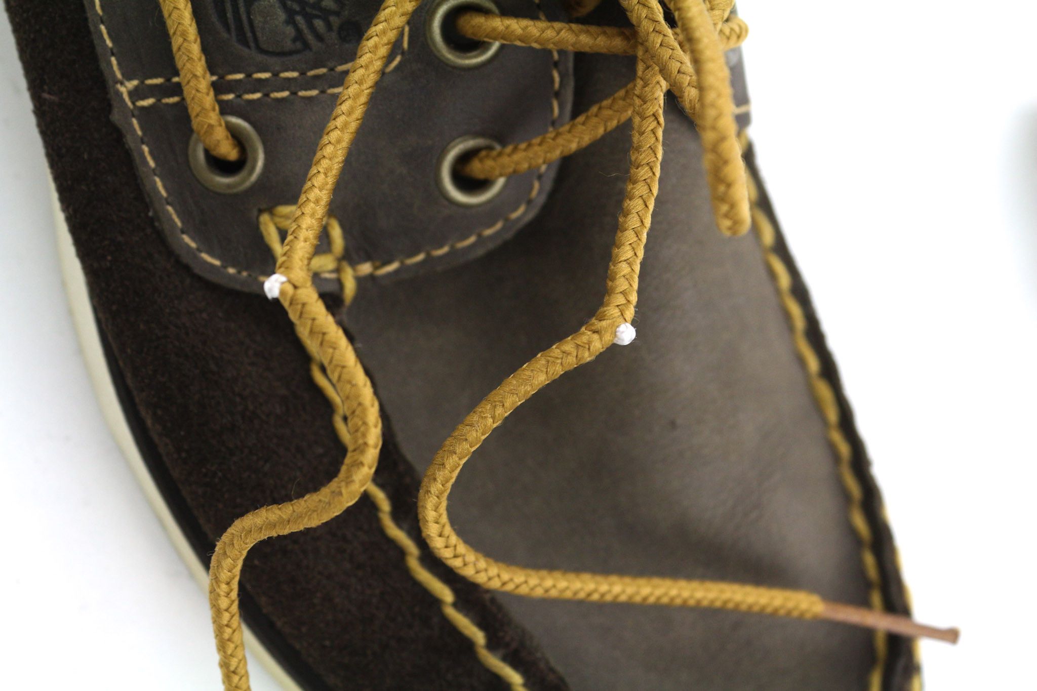 Timberland 26608 UK3.5 Dark Brown Leather Lace Up Shoes 81015 Size US 4 / IT 34 - 14 Thumbnail