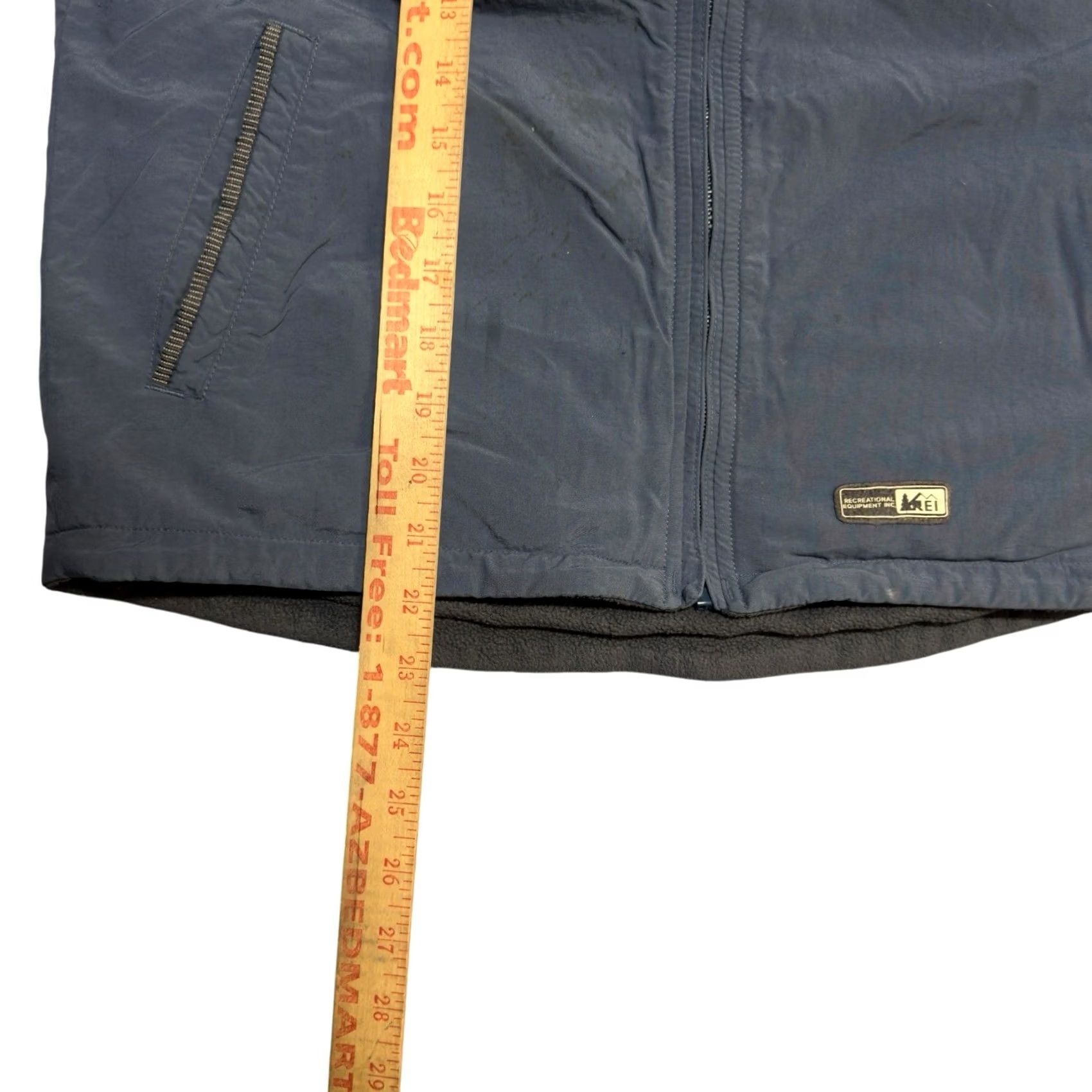 Vintage REI Men's Reversible Gray Vest Full Zip Pockets Lined Fleece Windbreaker M Outdoor All Seasons Size US M / EU 48-50 / 2 - 5 Thumbnail