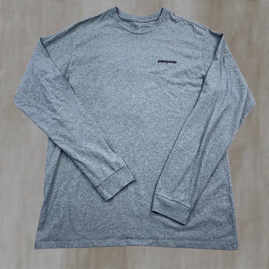 Patagonia Patagonia Shirt Men Medium Gray Regular Fit Tee Spellout Hiking Adult Heather Size US M / EU 48-50 / 2 - 1 Thumbnail
