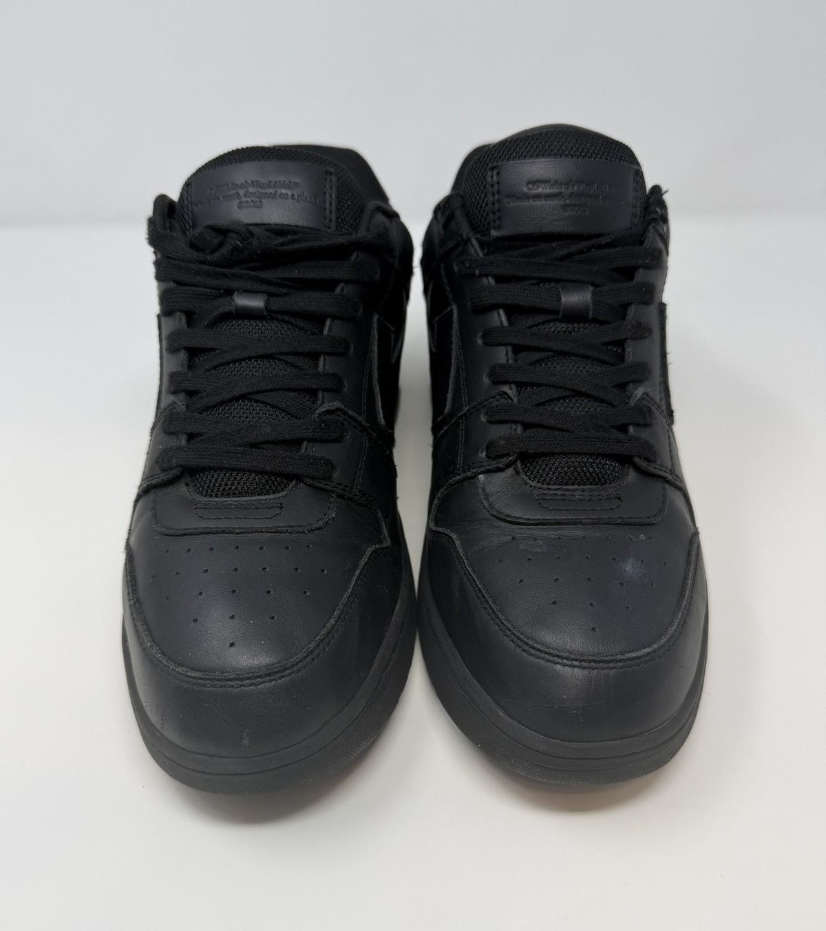 Off-White Off-White Out Of Office “For Walking” Sneaker Black/White Size US 10 / EU 43 - 2 Thumbnail
