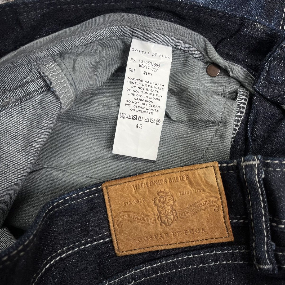 GOSTAR DE FUGA Gostar de fuga clawmarks washed slim fit jeans vkei style Size US 30 / EU 46 - 6 Thumbnail