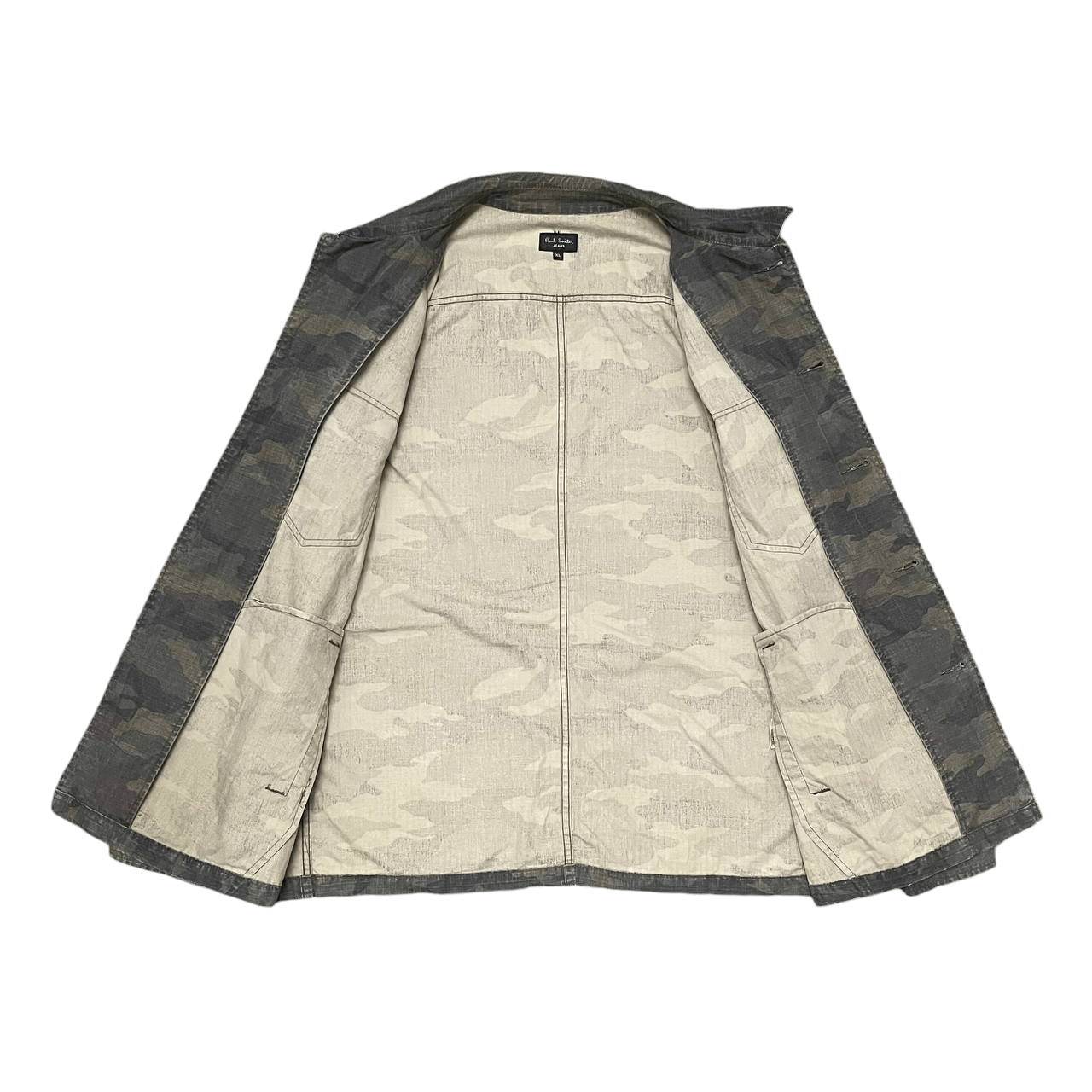 Paul Smith Vintage Paul Smith Jeans Army Camouflage Jacket Size US XL / EU 56 / 4 - 6 Thumbnail