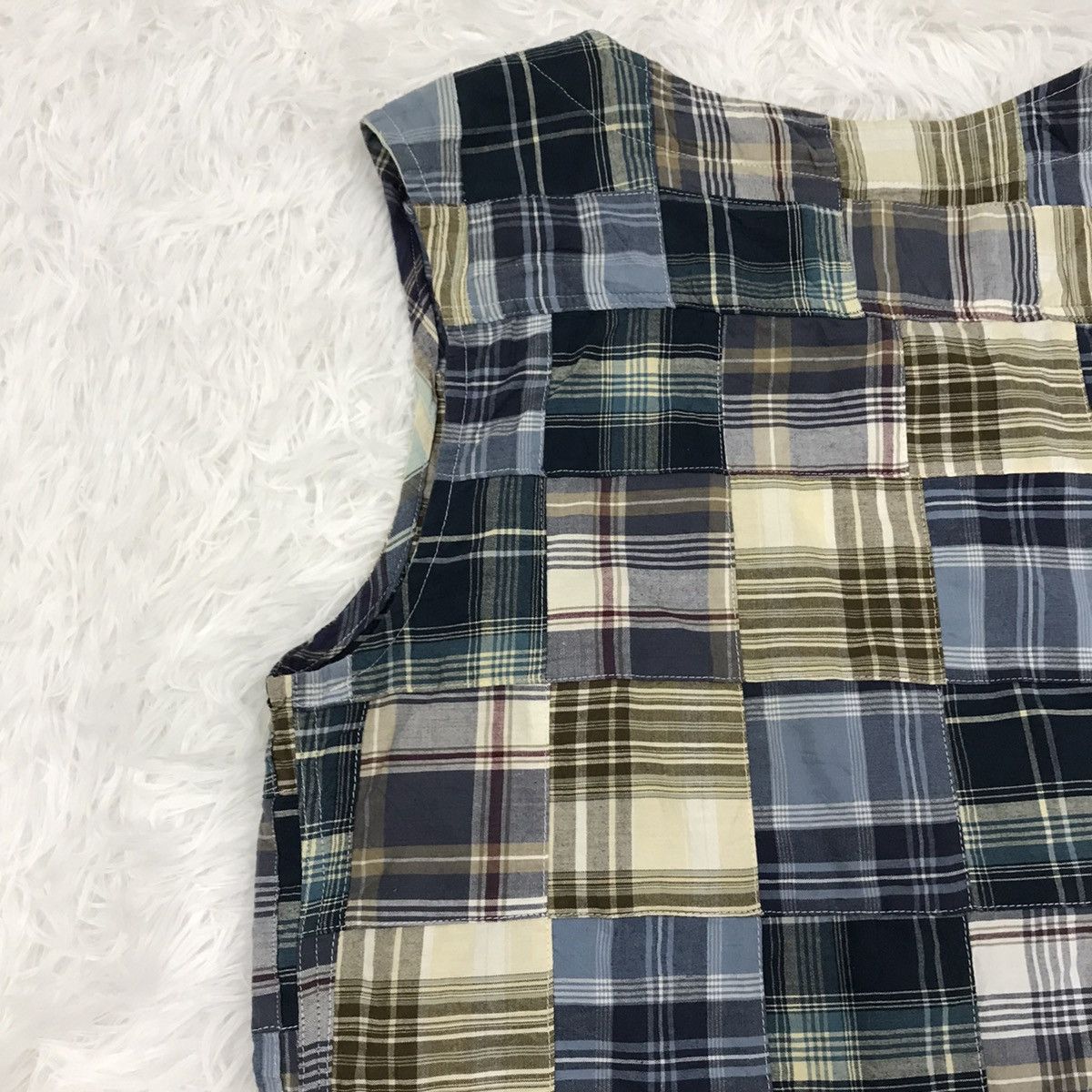 Japanese Brand Twenty works patchwork vest Size US M / EU 48-50 / 2 - 9 Thumbnail