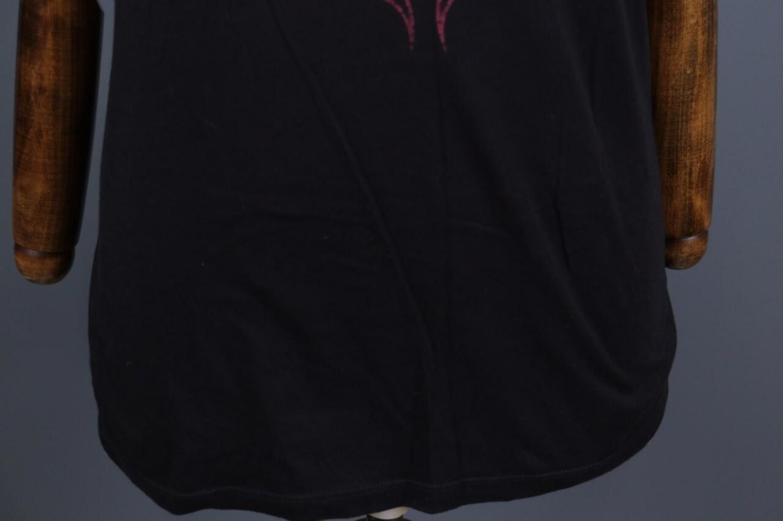 Designer Harley Davidson Black Big Logo Drawstring Top Tunic Shirt Size ONE SIZE - 5 Thumbnail