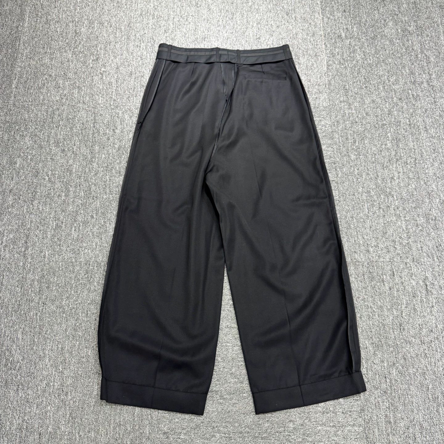 Balenciaga Balenciaga Allover Slogan Print Wool Wide-Leg Pants M New Size US 32 / EU 48 - 5 Thumbnail