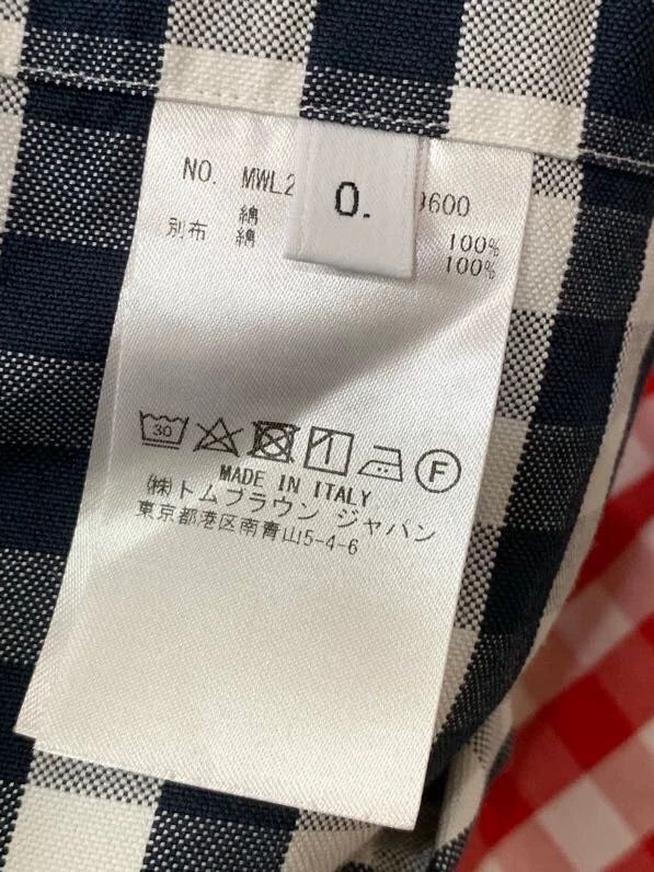 Thom Browne Thom Browne Turn up the collar of your long-sleeved shirt Size US XS / EU 42 / 0 - 5 Thumbnail