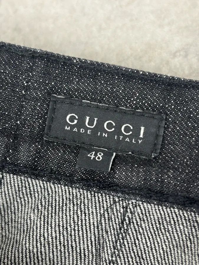 Gucci 2010s Gucci Black Slim Denim Jeans Size US 31 - 11 Thumbnail
